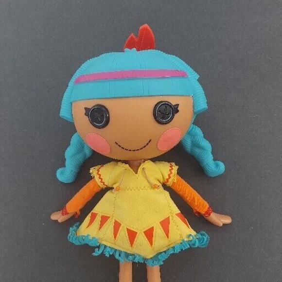 Lalaloopsy Native American Girl 14" DOLLS, Full Size History Indian Feather - Picture 3 of 4